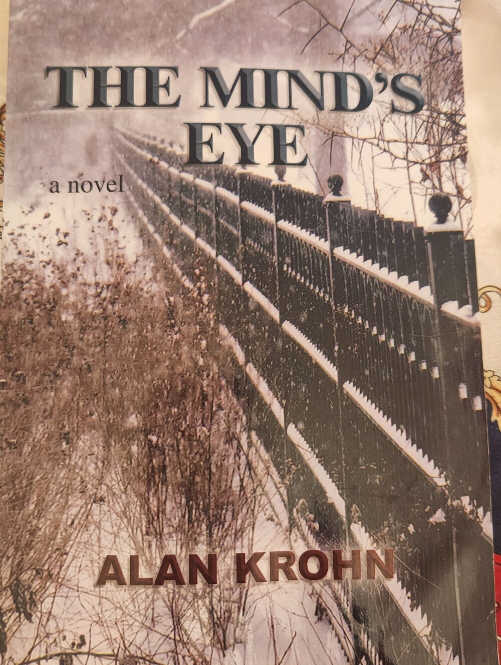 SIGNED Alan Krohn The Mind's Eye Paperback Novel Michigan Thriller